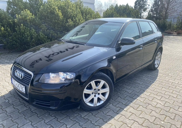 Audi A3 cena 21900 przebieg: 126000, rok produkcji 2008 z Łask małe 326